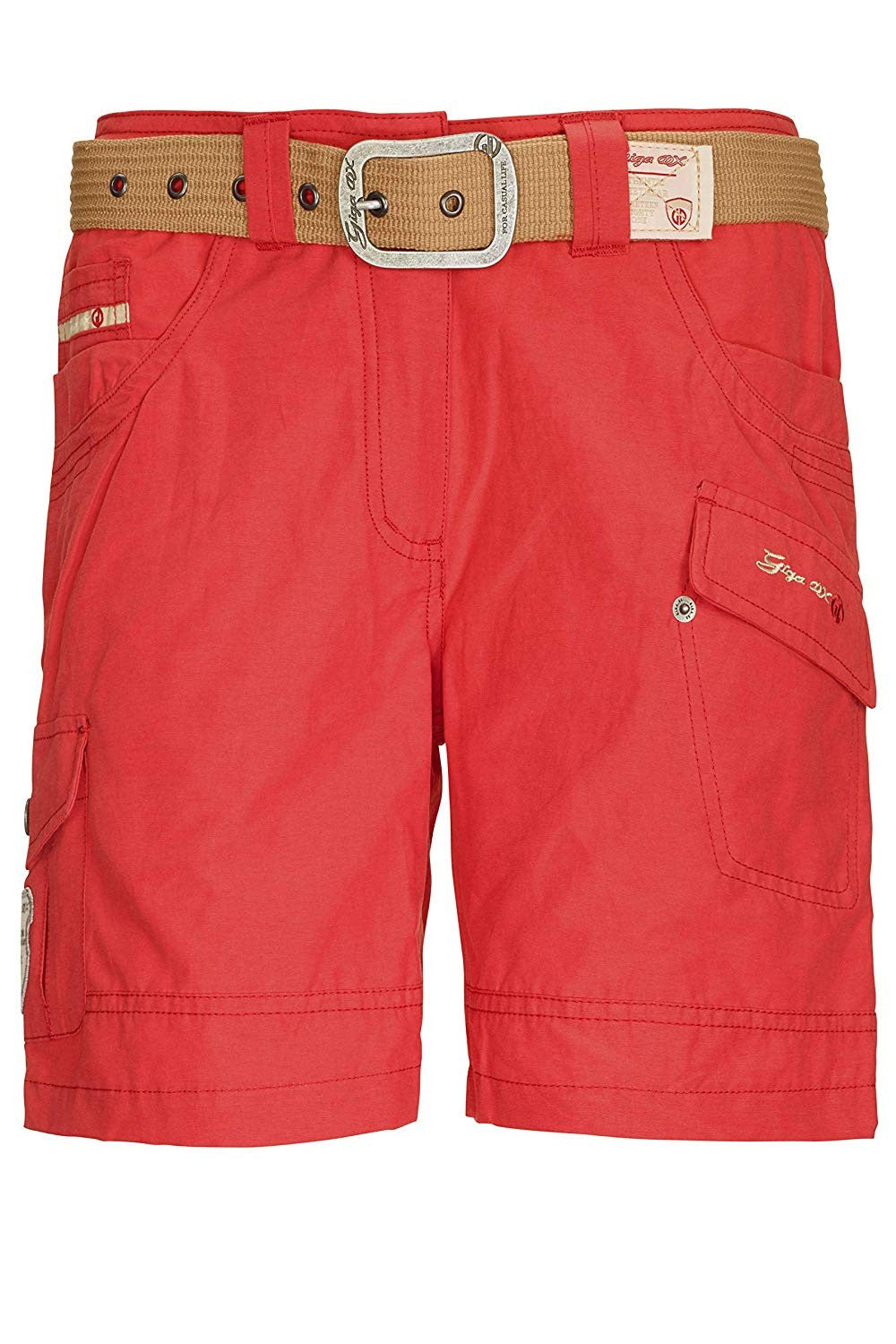 Killtec Damen Hira Casual Short mit Gürtel "Coral Rot"
