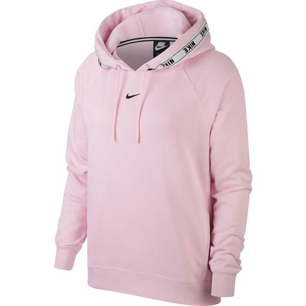 Nike Damen NSW Hoodie Logo Tape "Rosa"