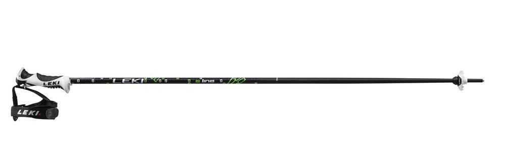 Leki Ski Stöcke S-Line, schwarz/grün/weiss
