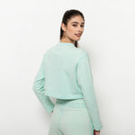 Nike Womens Cropped Sweatshirt "Mint Grün"