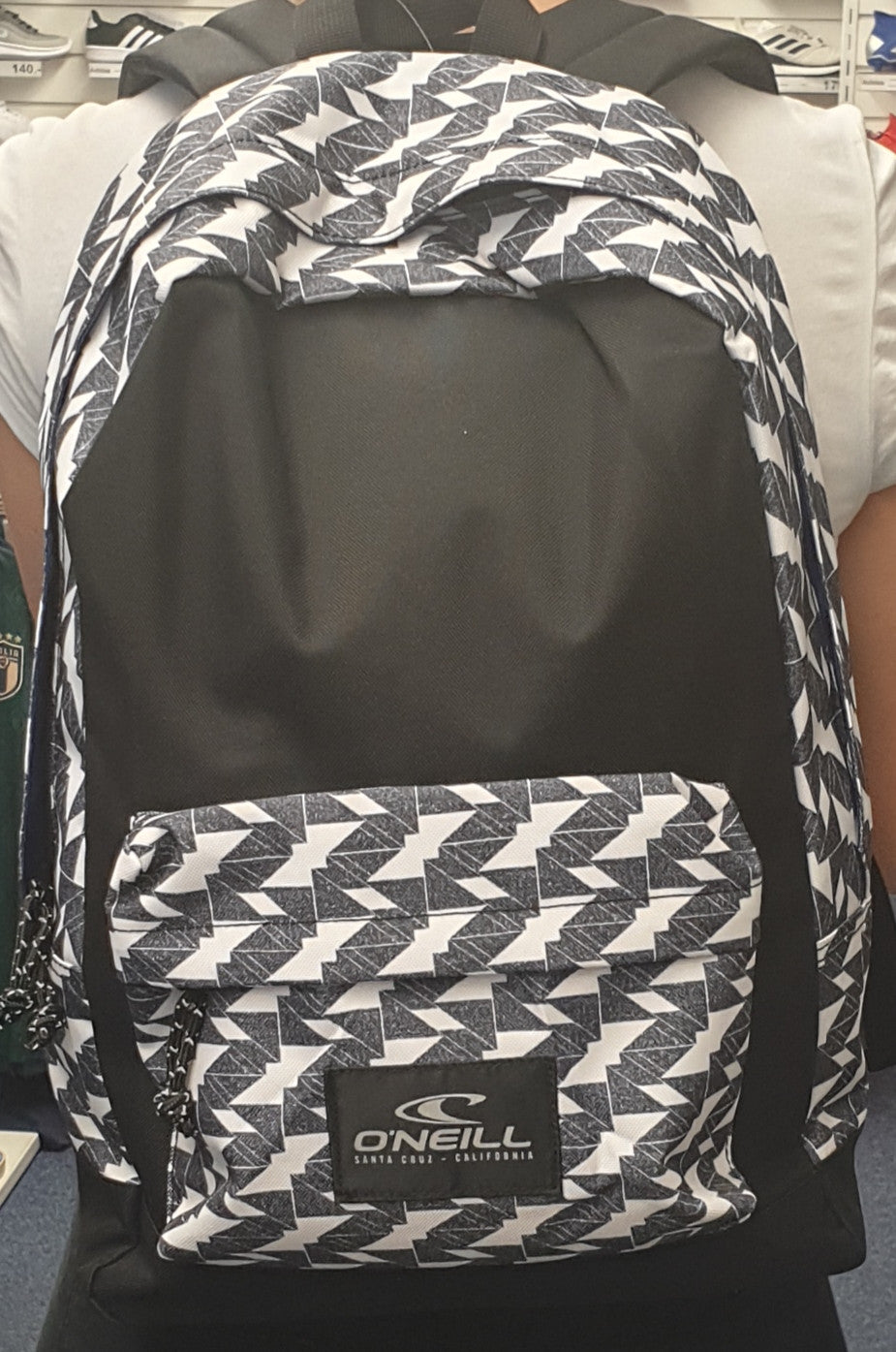 O'Neill BM Coastline Graphig Rucksack "Schwarz/Weiss"