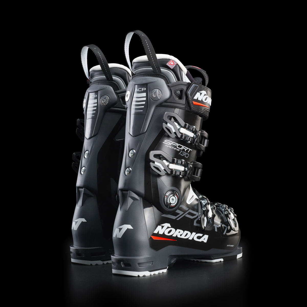 Nordica Sportmachine 130 Herren Skischuh, schwarz