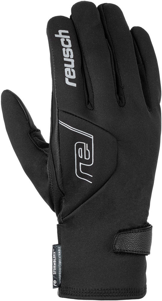 Reusch Jesper Stormbloxx Handschuh, schwarz/silber