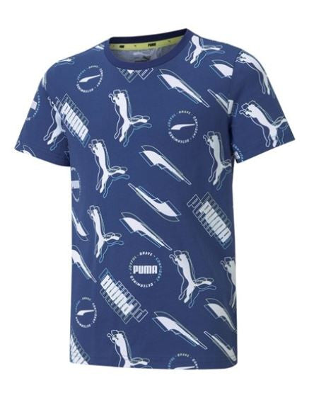 Puma Alpha Aop Kinder T-Shirt
