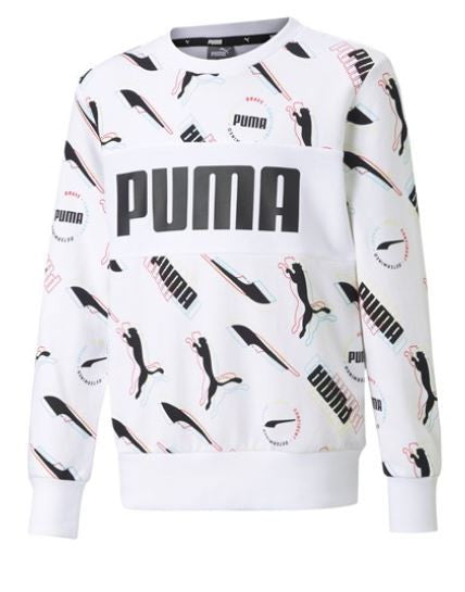 Puma Alpha Aop Crew Kinder Sweatshirt