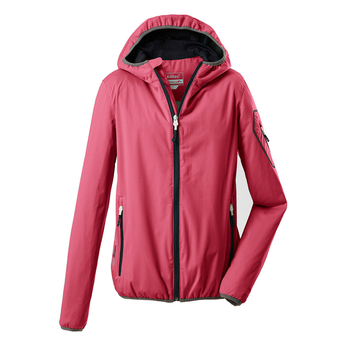 Killtec Trin Damen Softshell Jacke mit Kapuze, packbar