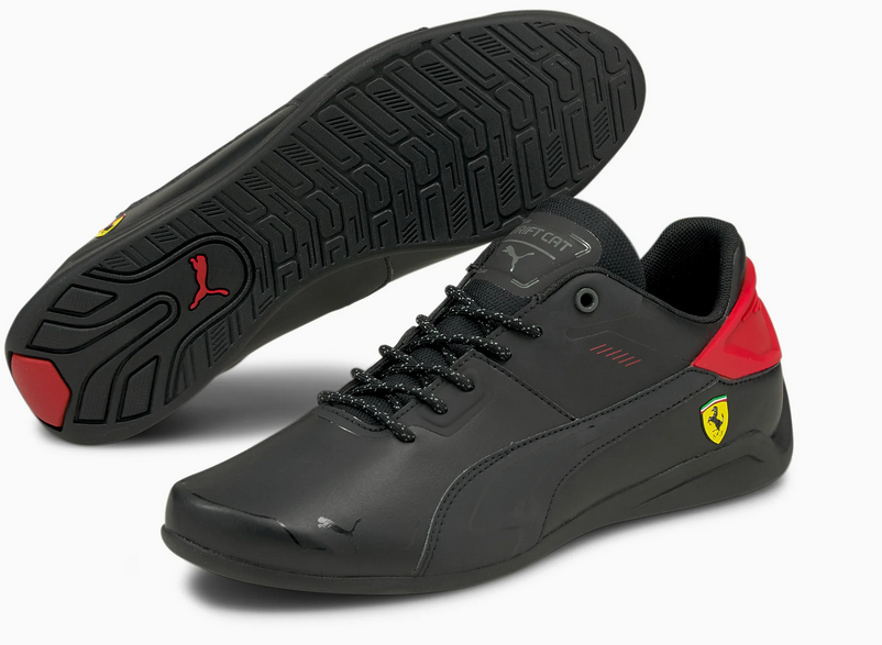 Puma Ferrari Drift Delta Freizeitschuh, schwarz