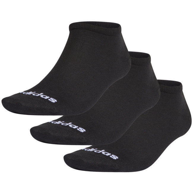 Adidas Low Cut No-Show Socken (3 Paar), schwarz