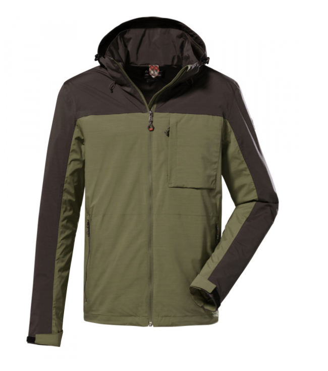 Killtec KOS 111 Herren Funktionsjacke, helloliv/grünanthra