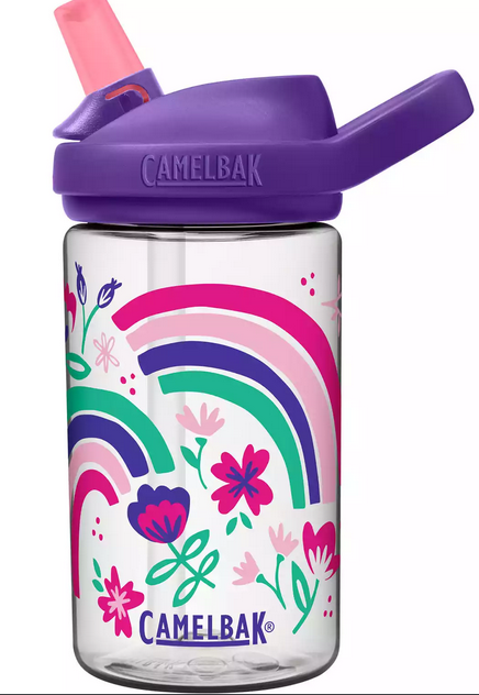 CamelBak Kinder eddy+ 0.4l Trinkflasche Rainbow Floral