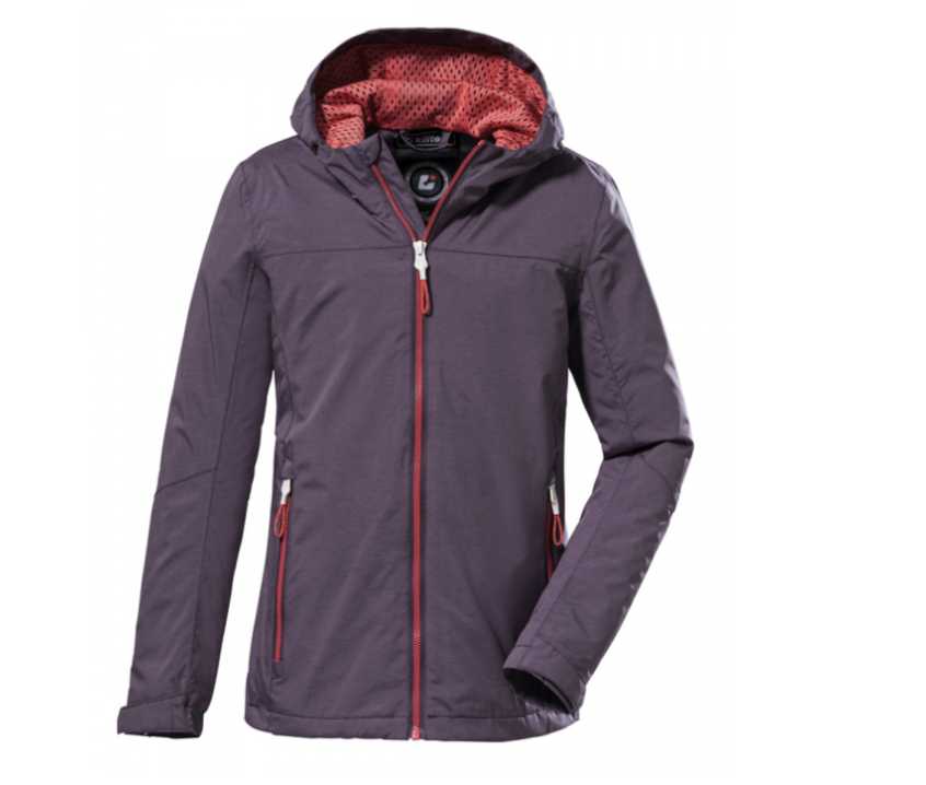 Killtec KOS 56 Kinder Regenjacke, pflaume
