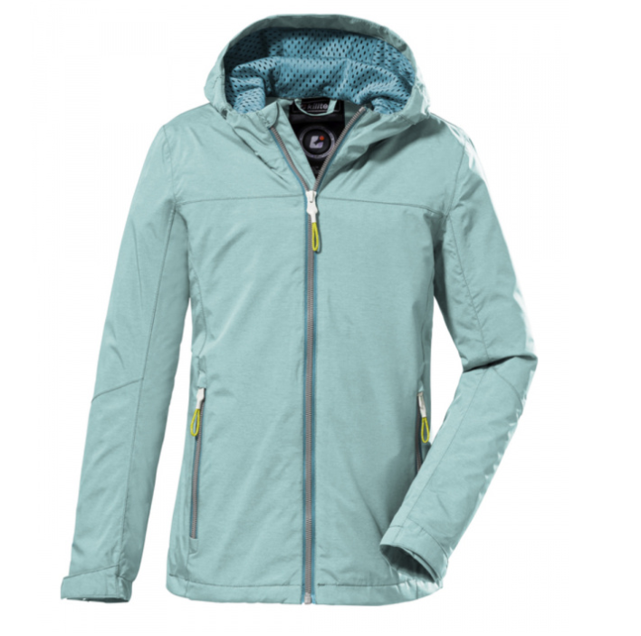 Killtec KOS 56 Kinder Regenjacke, dunkelaqua
