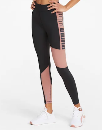 Puma Damen Sporttight, schwarz/rose