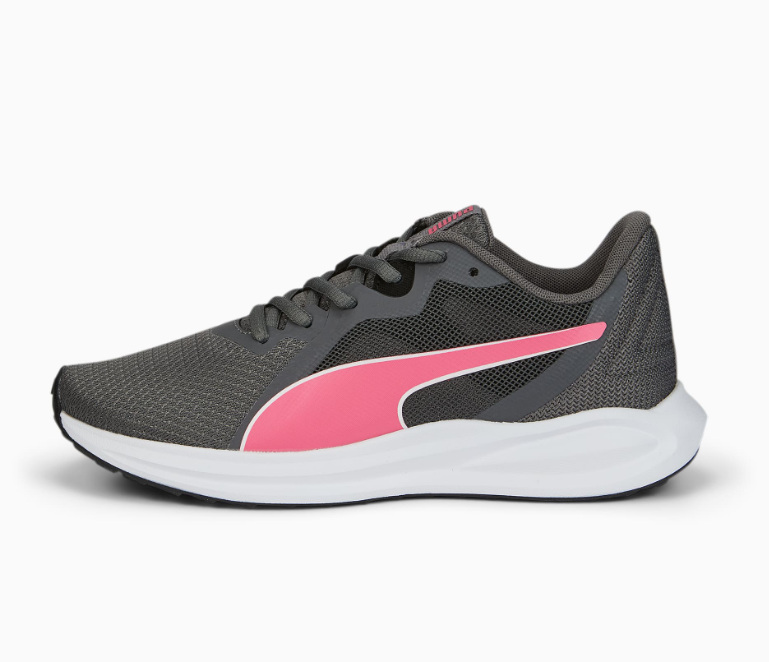 Puma Twitch Runner Freizeitschuh Junior, castelrock/sunsetpink
