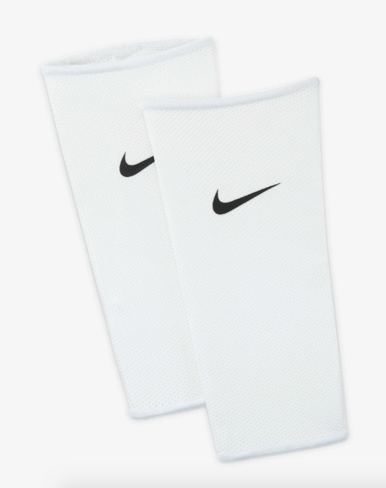 Nike Guard Lock Fussball Schienbeinschoner-Stutzen, weiss