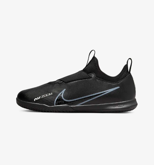 Nike Jr. Zoom Mercurial Vapor 15 Academy IC Fussballhallenschuh, schwarz
