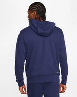 Nike PSG Paris Saint-Germain Hoodie, midnight Navy/White