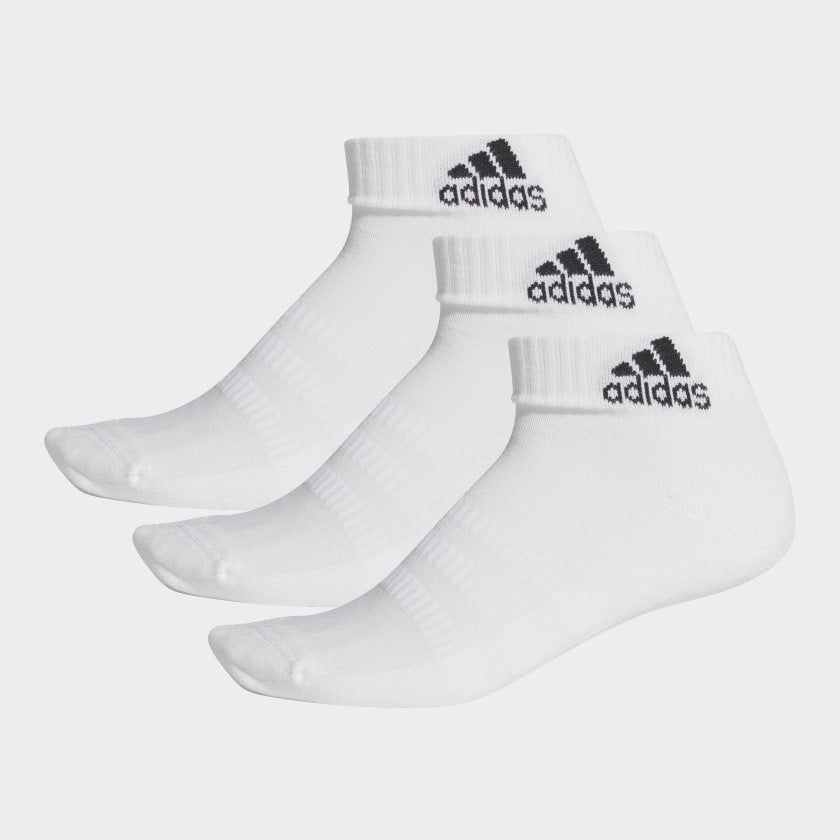 Adidas Cushioned Ankle Socken (3 Paar), weiss