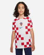 Nike Kroatien Fussballtrikot 2022/23 Stadium Home Kinder