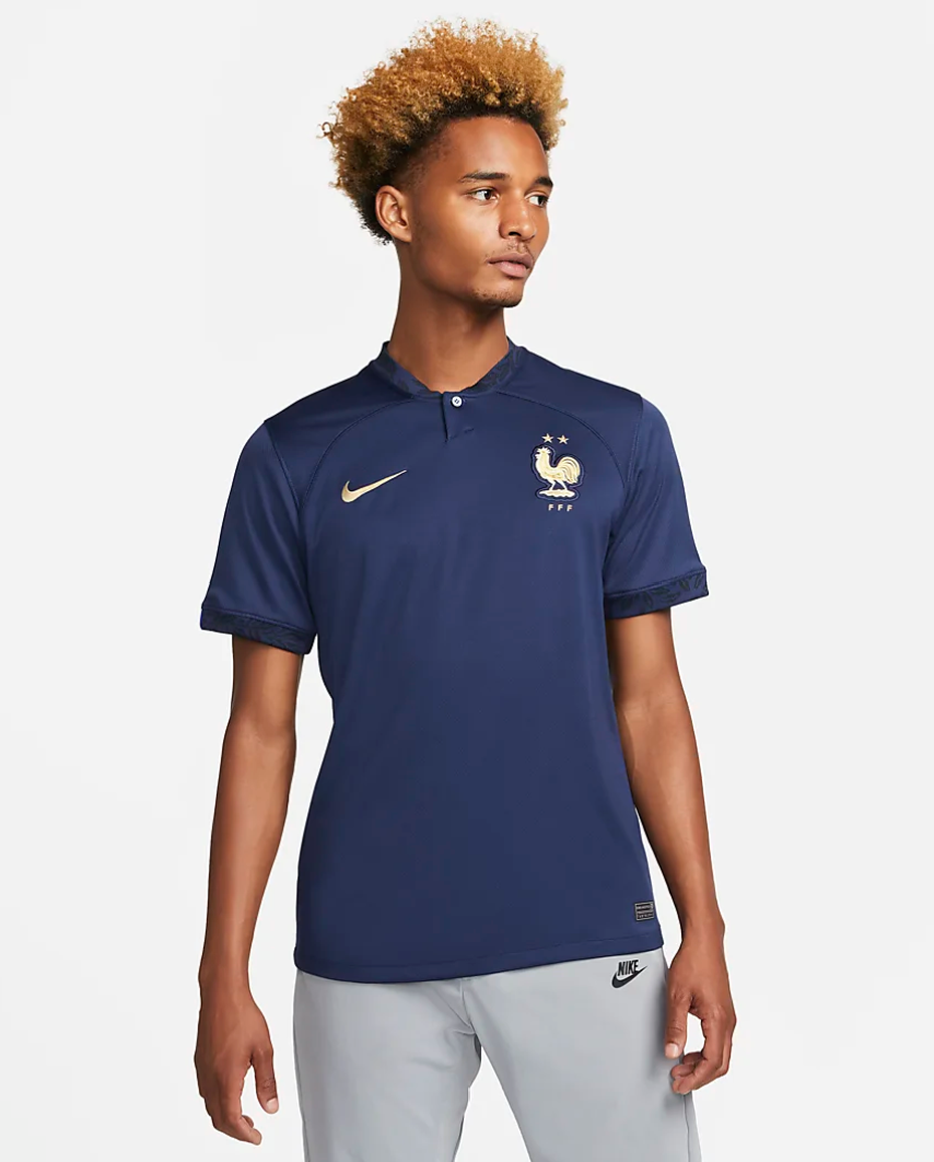 Nike FFF Frankreich Fussballtrikot 2022/23 Stadium Home