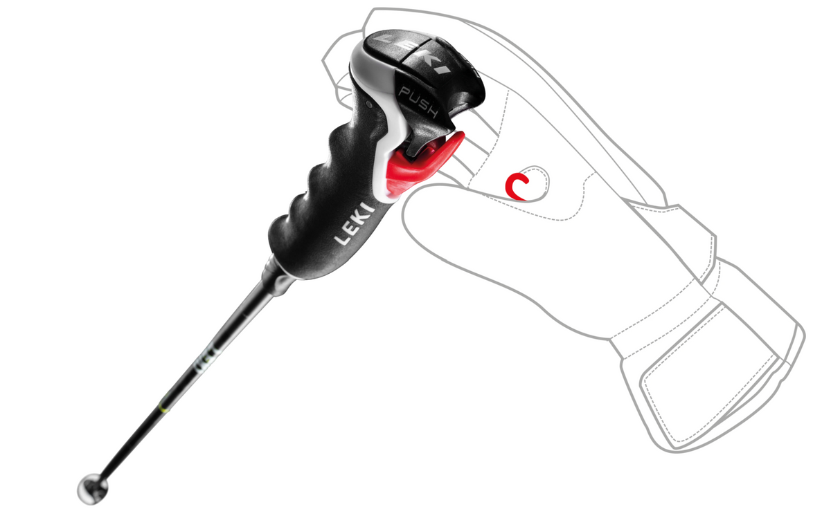 Leki Carbon 11 3D Skistöcke "schwarz/gelb/weiss"