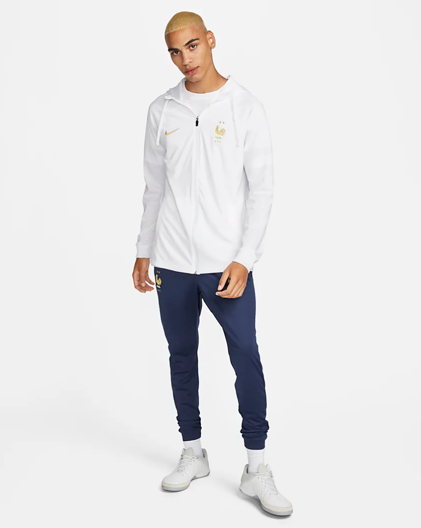 Nike FFF Frankreich Strike Trainingsanzug mit Kapuze