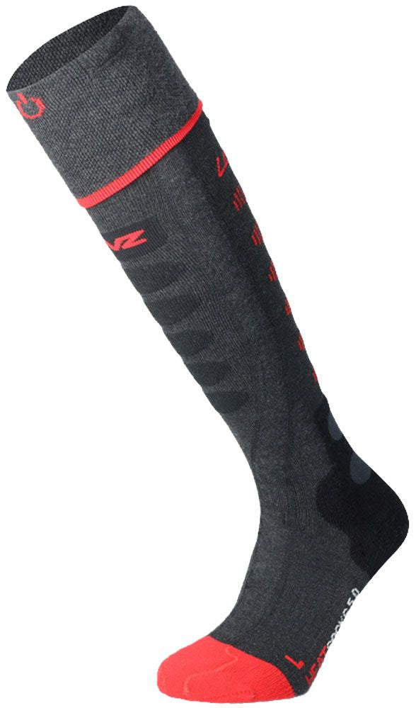 Lenz Heat Sock 5.1 Socken anthrazit/rot