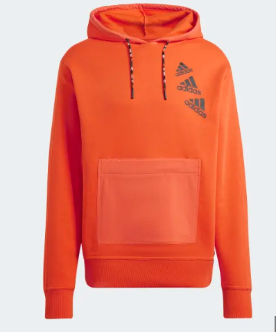 Adidas Essentials Fleece Hoodie, orange