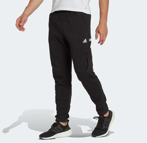 Adidas Future Icons Fleece Cargo Trainerhose schwarz