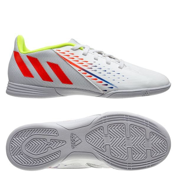 Adidas Predator Edge.4 IN SALA Junior Fussballhallenschuhe, weiss
