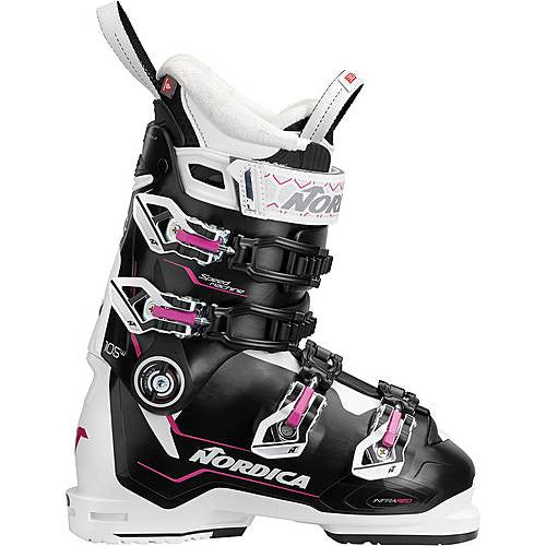 Nordica Speedmachine 105W Damen Skischuh, schwarz/weiss/pink