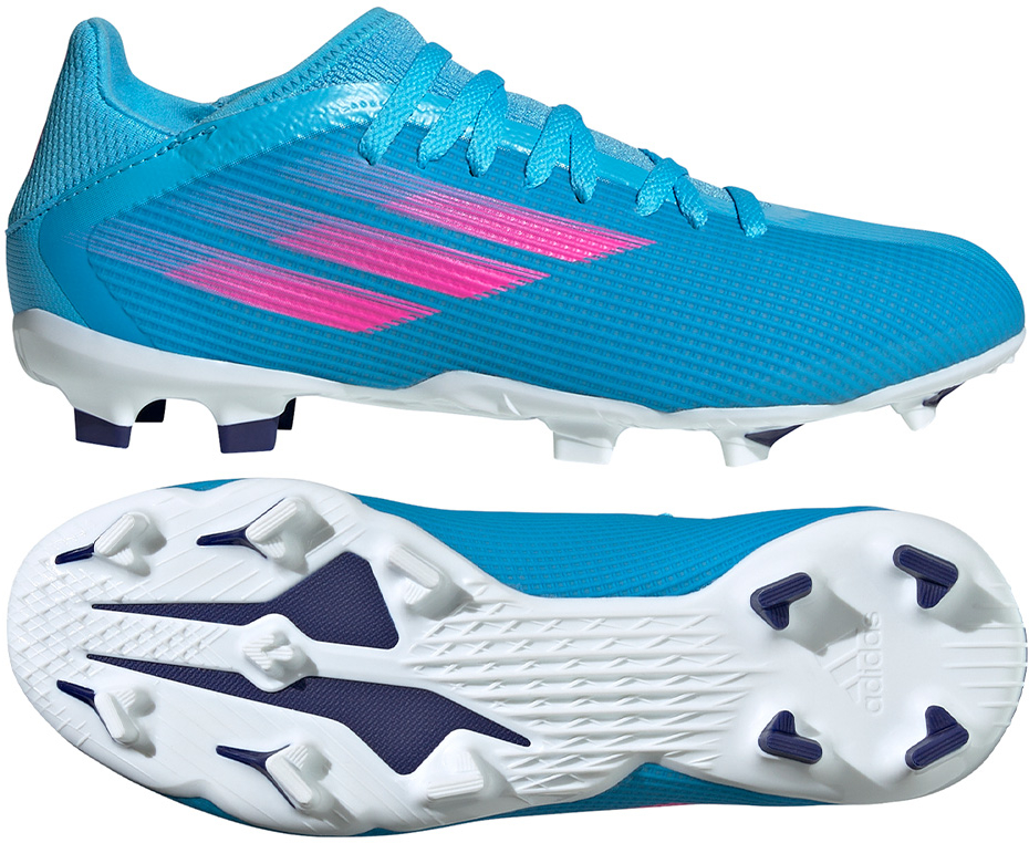 Adidas X Speedflow.3 Junior Fussballschuh, blau