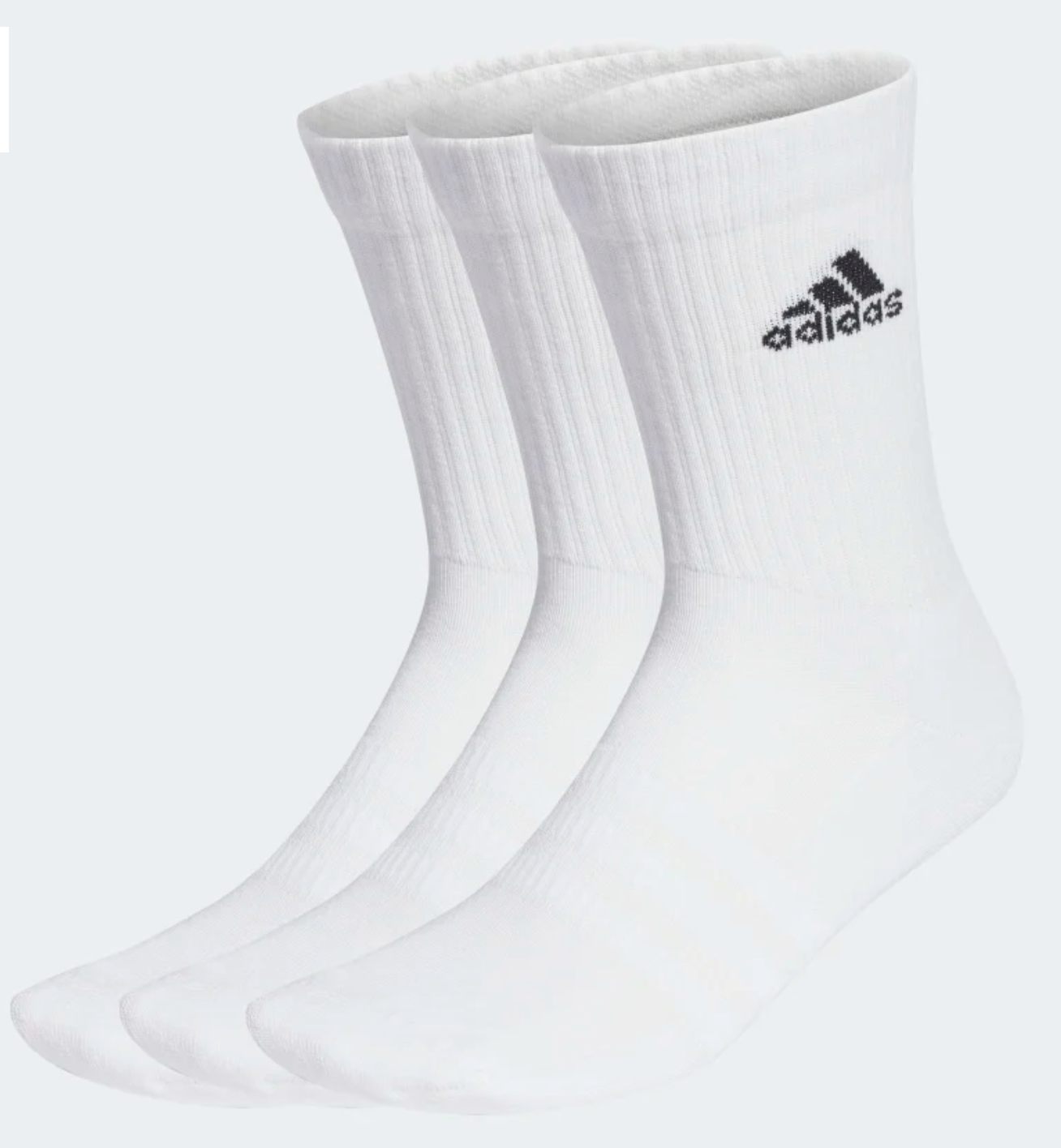 Adidas Cushioned Crew Socken (3 Paar), weiss