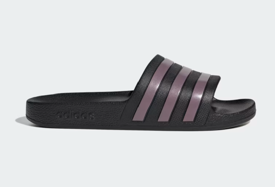 Adidas Adiletten Aqua schwarz/violet