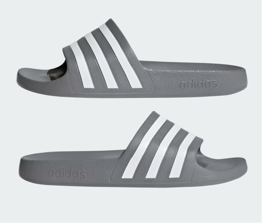 Adidas Adiletten Aqua, grau