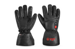 SAVIOR Wintersport Polar Leder Handschuh, schwarz