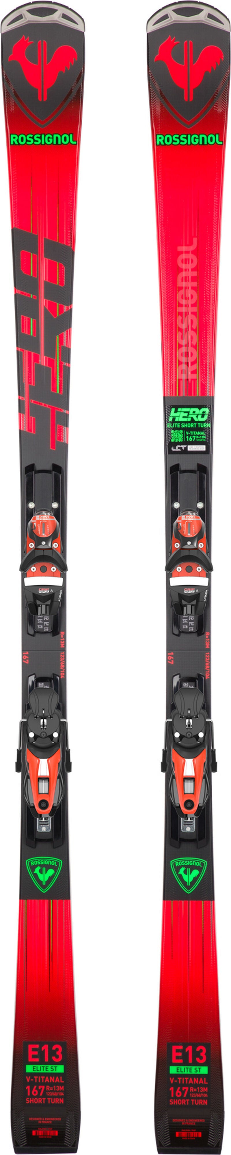 Rossignol Hero Elite ST TI Konect Ski, inklusiv Bindung NX 12 K GW B80 BLK Hot Red