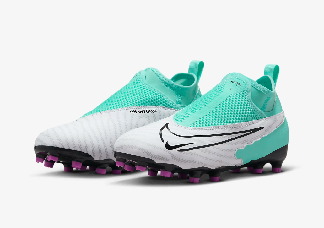 Nike Phantom GX Academy Junior Fussballschuh, türkis