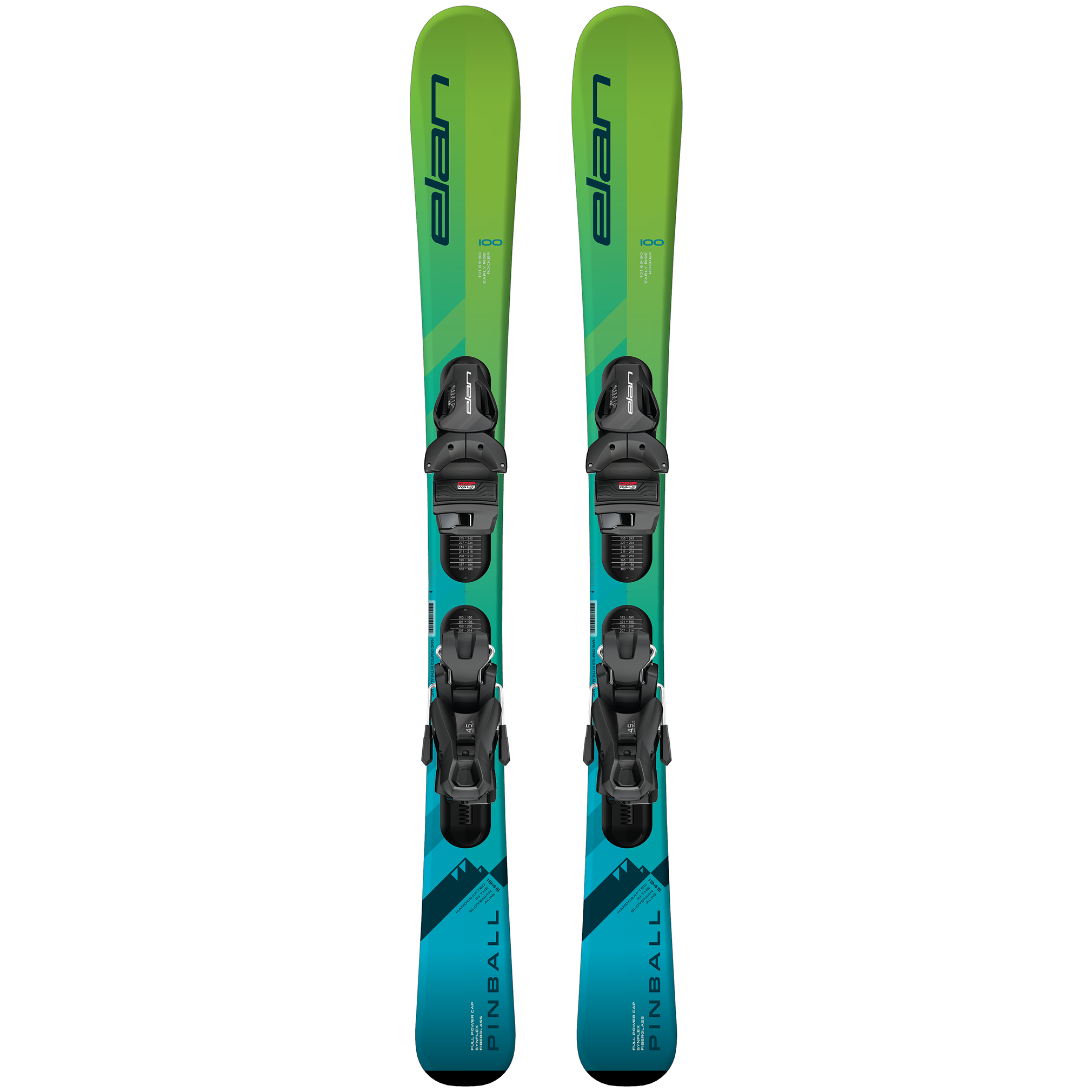 Elan Pinball Ski, inklusiv Bindung EL4.5 (100cm/110cm/120cm)