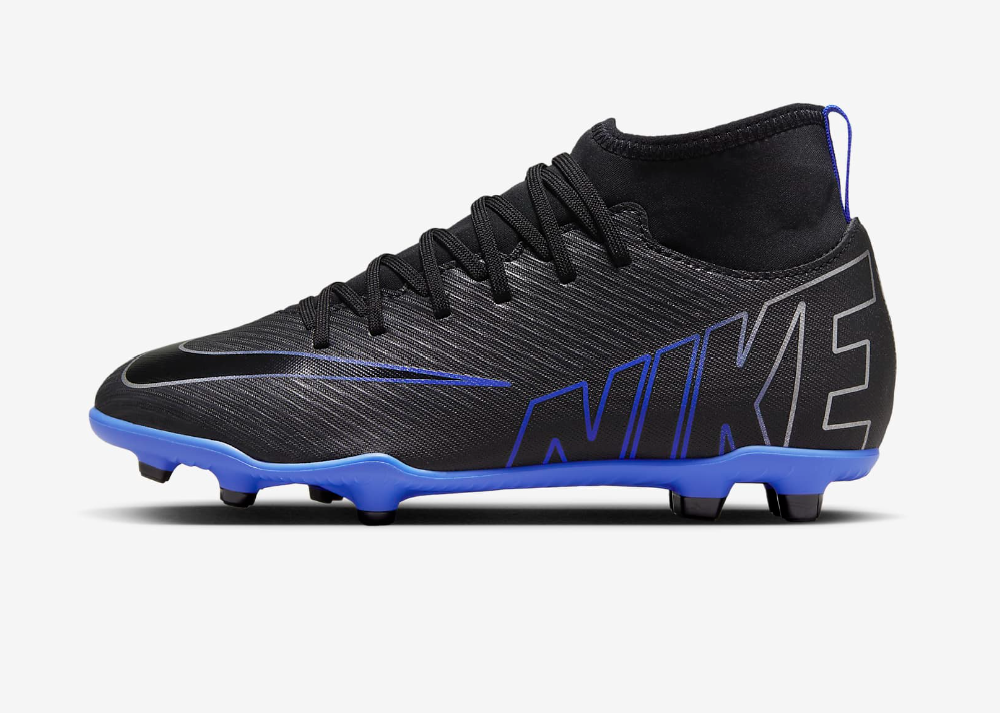 Nike JR Mercurial Superfly 9 Club FG/MG Fussballschuh, schwarz
