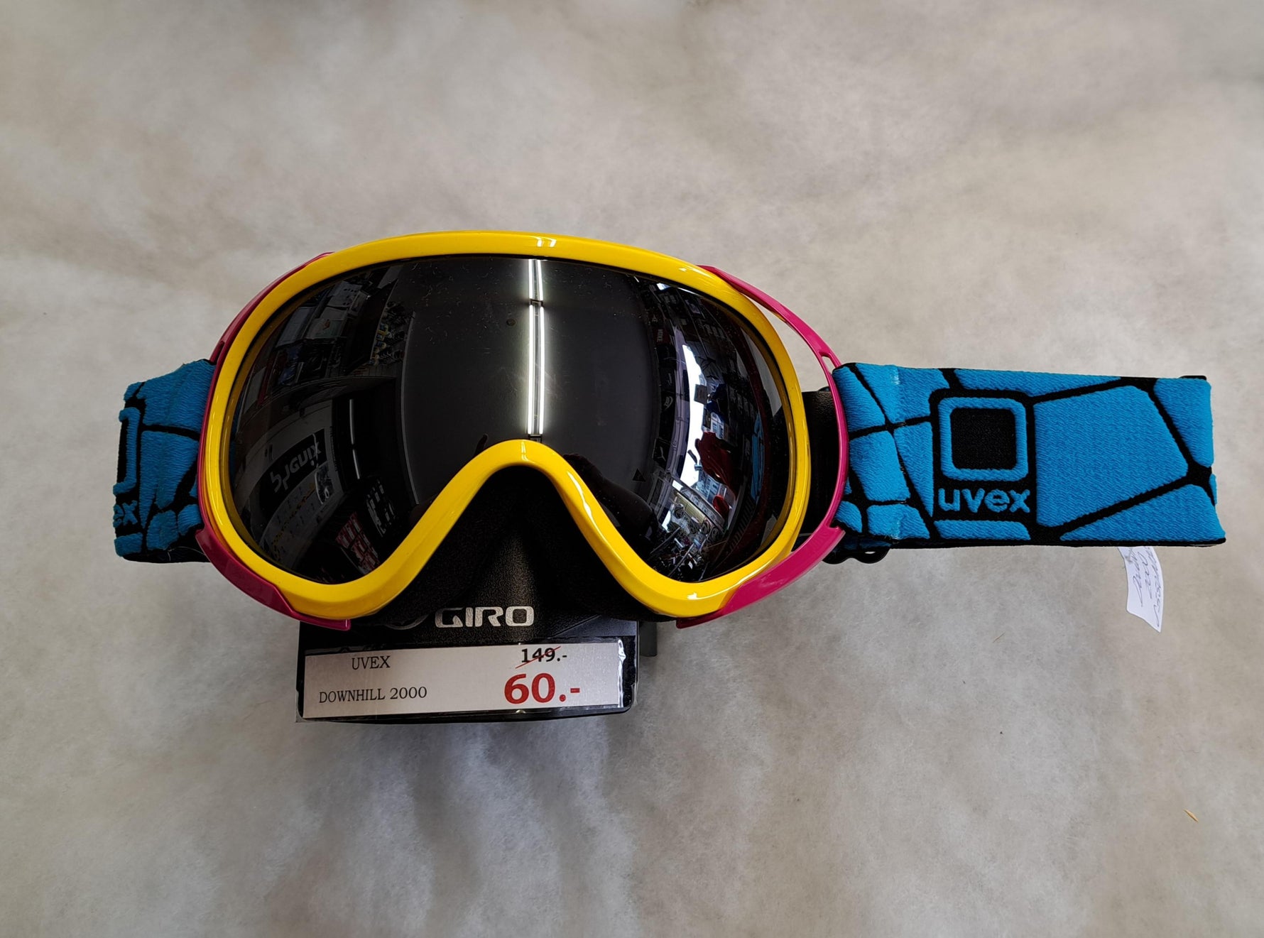 Uvex Downhill 2000 Skibrille, gelb/blau