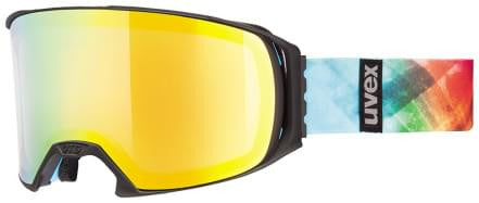 Uvex Craxx OTG Skibrille, schwarz/blau