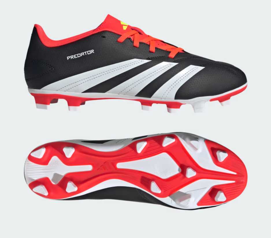Adidas Predator Club FXG Fussballschuhe, schwarz/rot