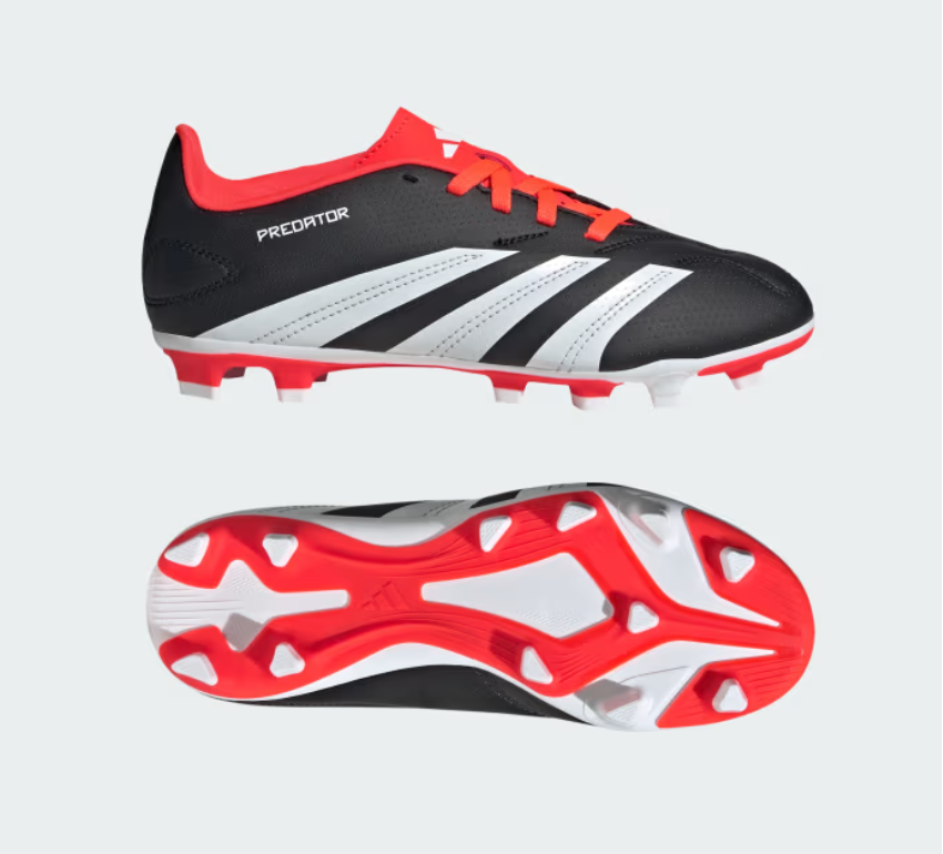 Adidas Predator 24 Club FXG Junior Fussballschuhe, schwarz/rot