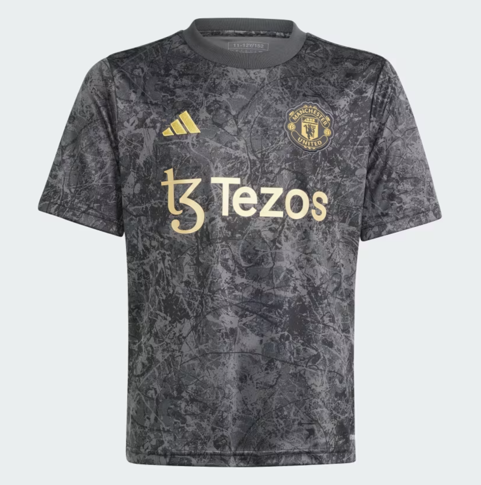 Adidas Manchester United Stone Roses Pre-Match Trikot Junior 2024