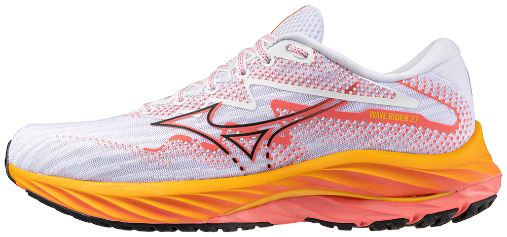 Mizuno Wave Rider 27 Damen Runningschuhe, weiss