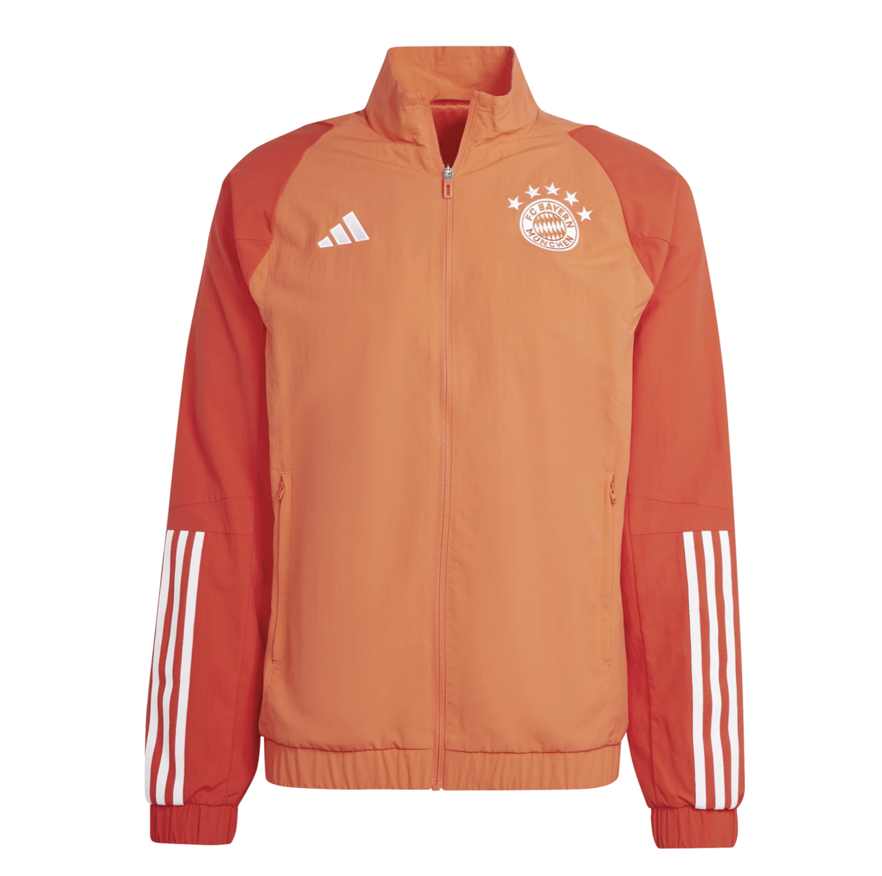 Adidas Bayern München Prematch Jacke 2023/24, rot