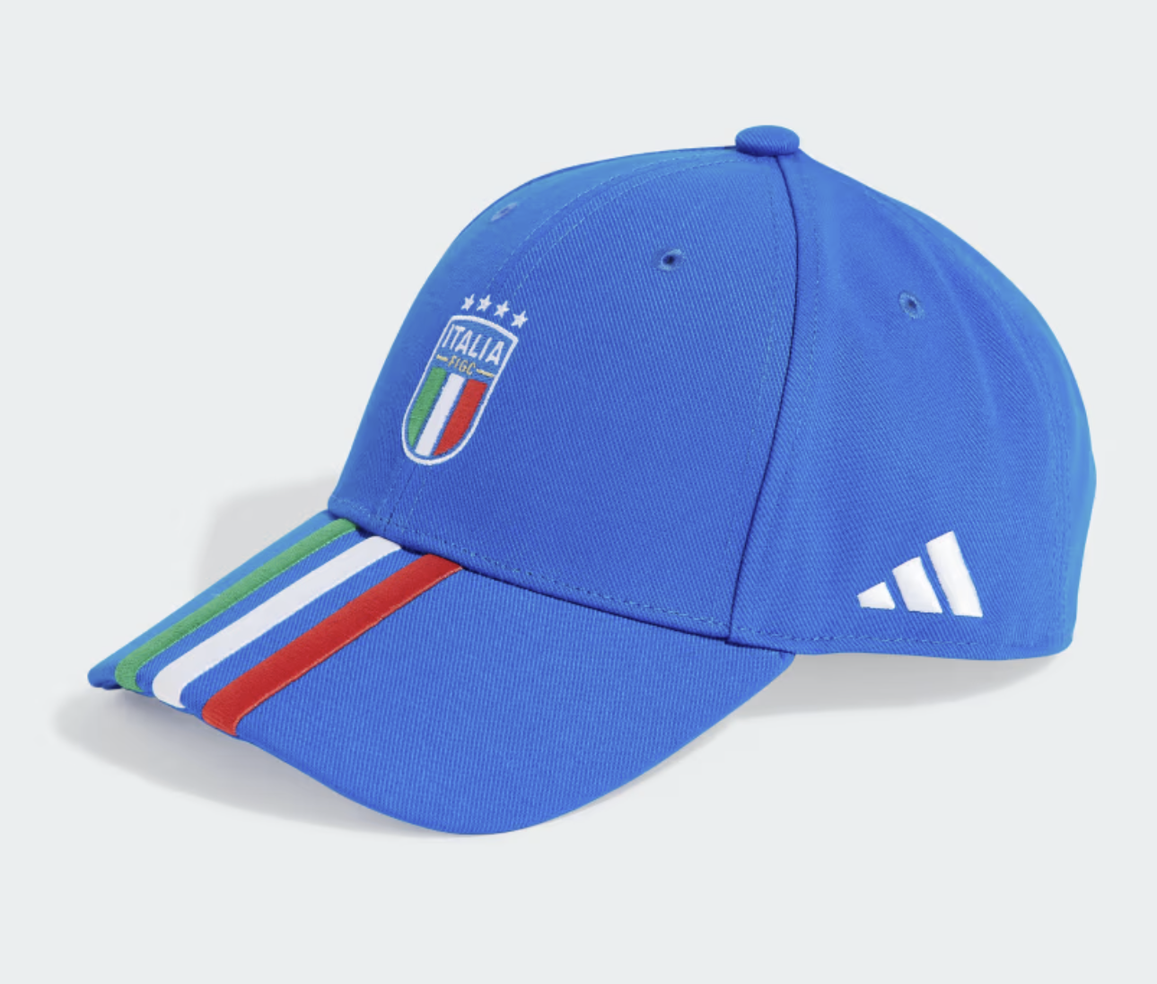 Adidas FIGC Italien Cap 2024, blau/weiss