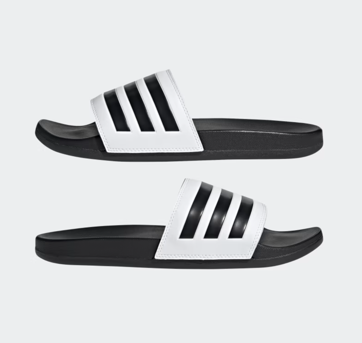 Adidas Adiletten Comfort, weiss/schwarz