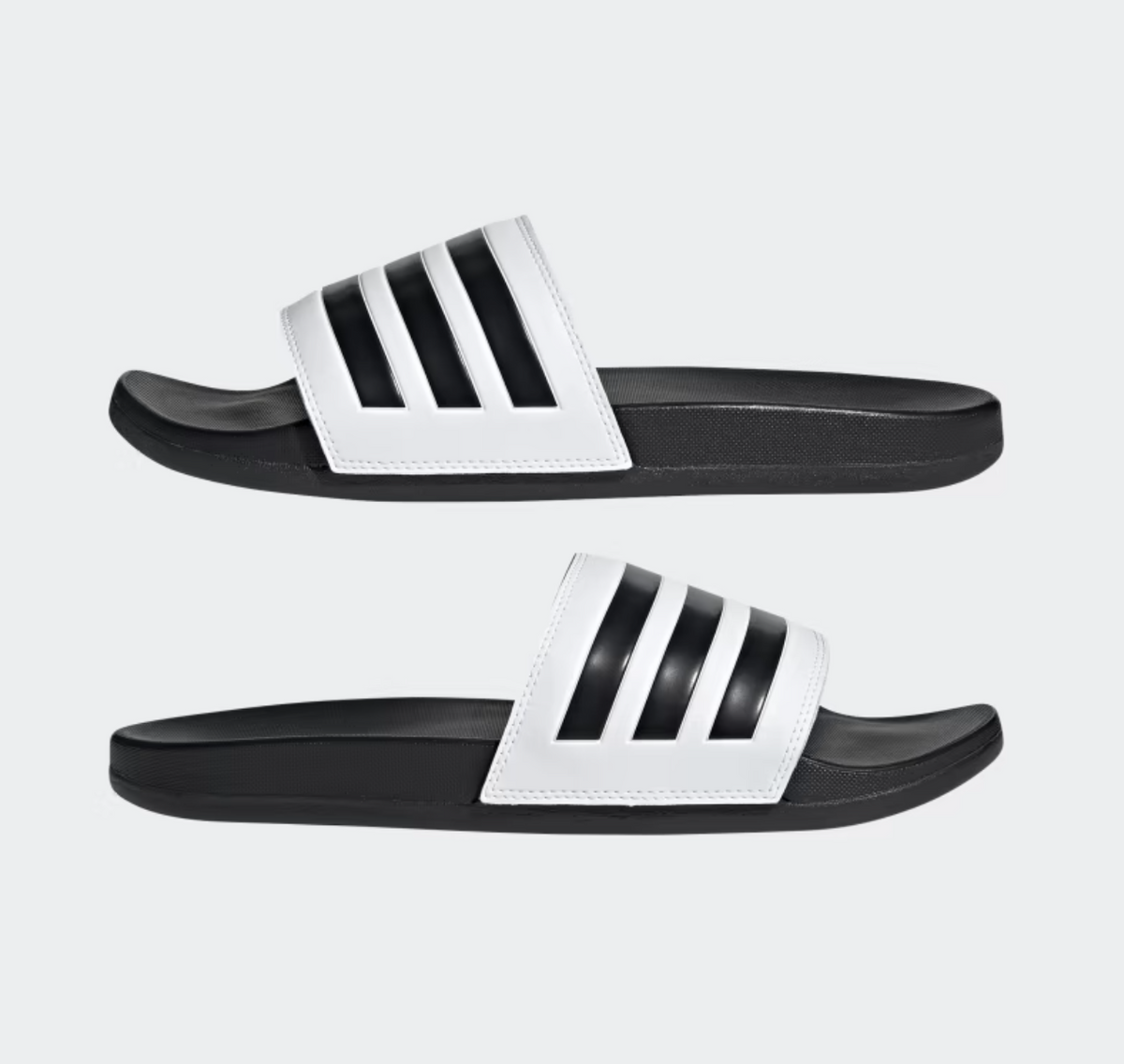 Adidas Adiletten Comfort, weiss/schwarz